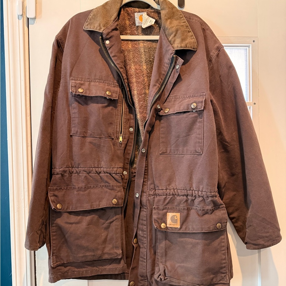 Carhartt Men's Dark Brown Field Jacket